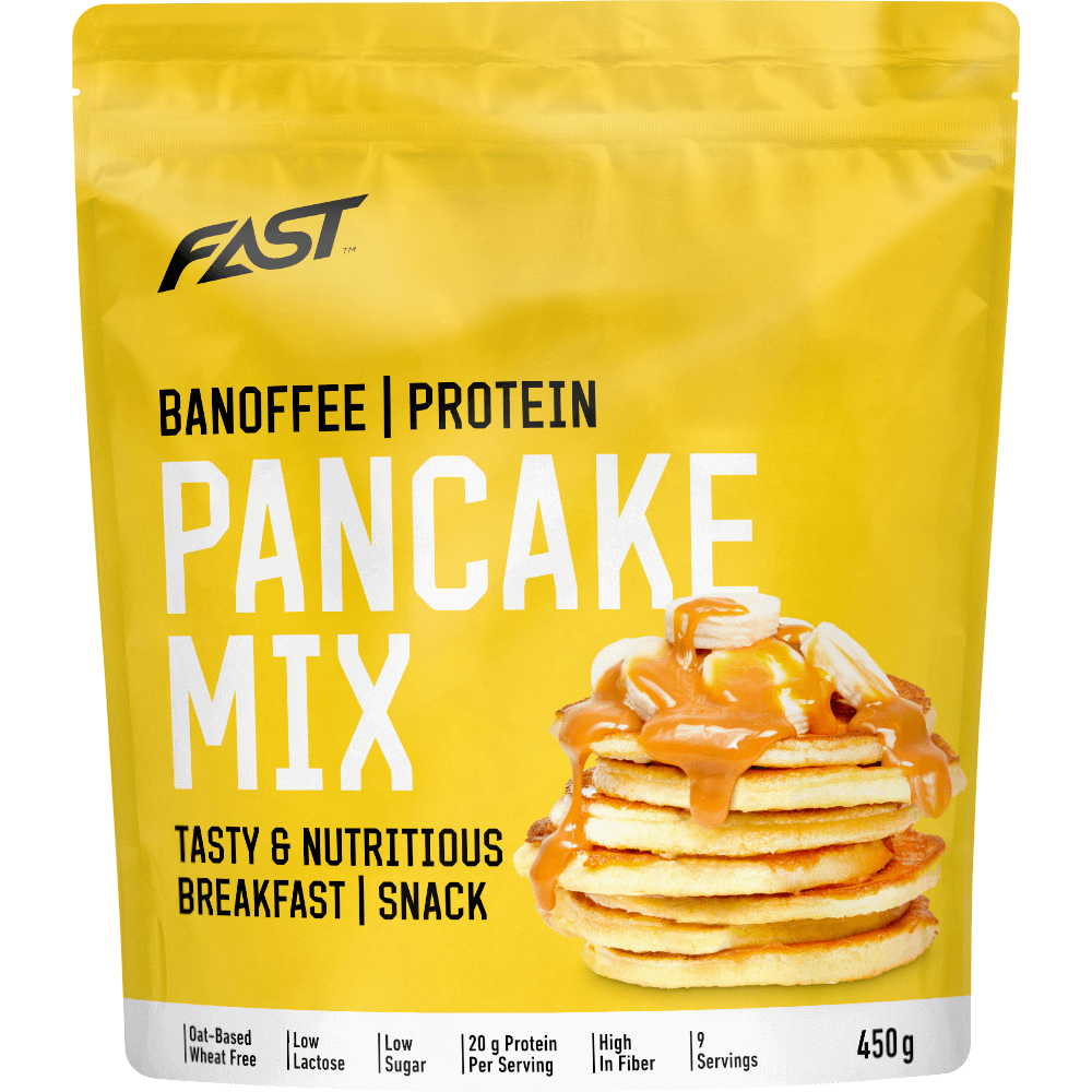 Støt Do Legepladsudstyr PROTEIN PANCAKE MIX BANOFFEE - FAST Sports Nutrition